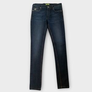 Versace Vintage Y2K Dark Wash Skinny Jeans